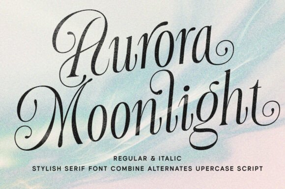 Aurora Moonlight: A Dreamy Serif Font for Web Design