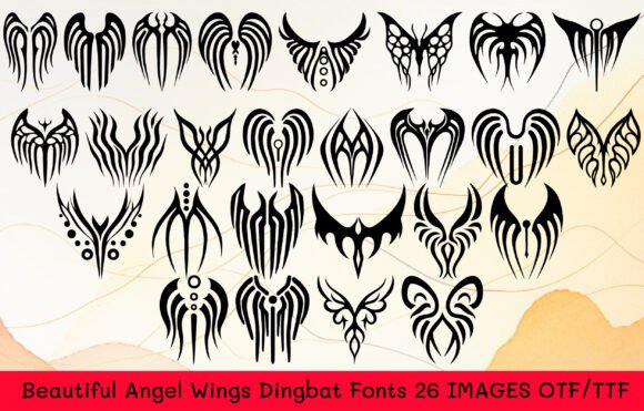 Beautiful Angel Wings Font Review for Designers