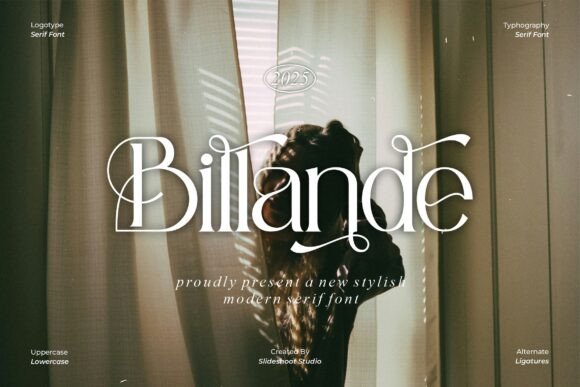 Billande: A Premium Serif Font for Makers