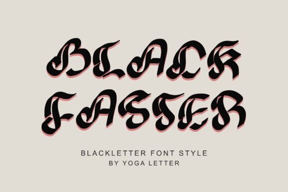 Black Faster Typeface for Bold Marketing