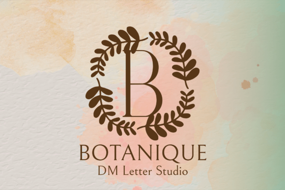 Botanique Monogram: A Serif Font for Elegant Branding