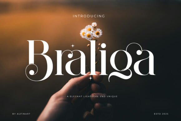 Braliga Typeface: A Modern Serif for Elegant Brands