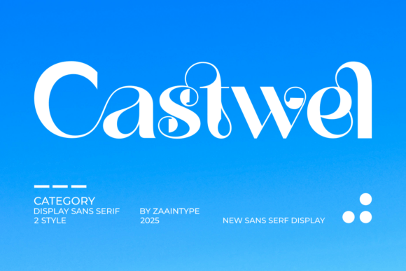 Castwel: A Clean Typeface for Your Brand