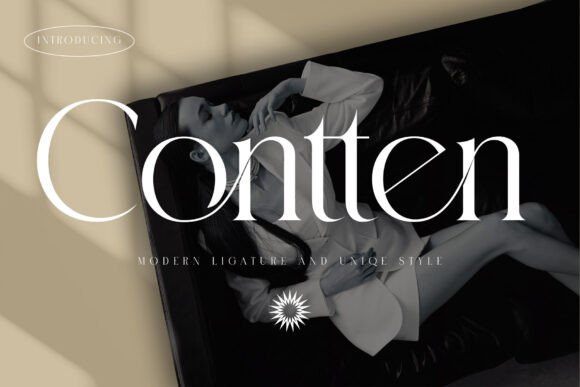Contten Font Review: Elegant Serif for Branding