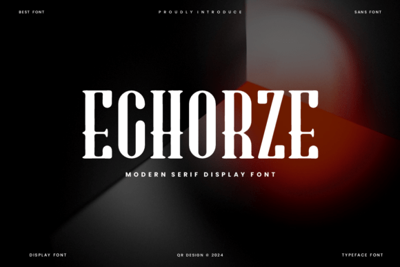Echorze: A Bold Serif Typeface for Digital Impact