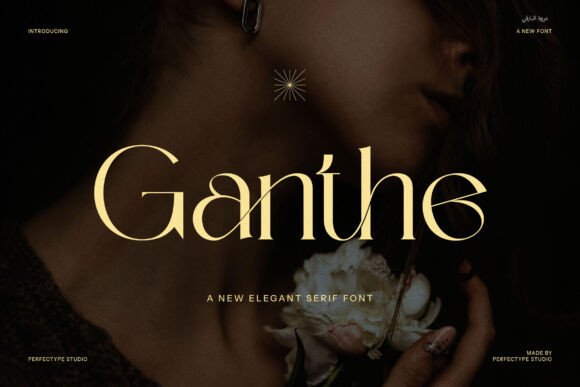 Ganthe: A Modern Serif Font for Editorial Design