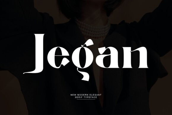 Jegan: A Serif Font for Modern Branding