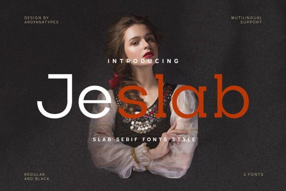 Jeslab: A Slab Serif Font for Editorial Impact
