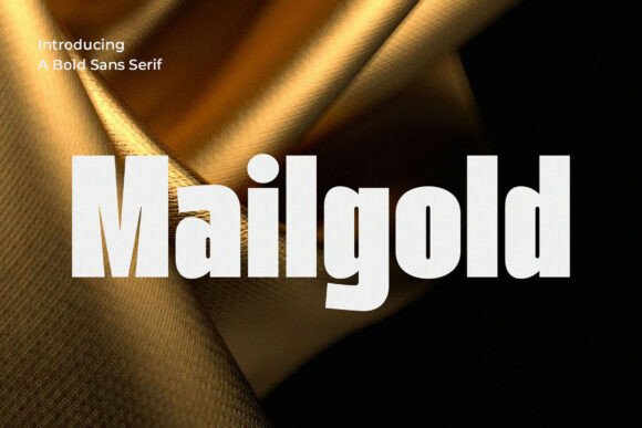 Mailgold: A Modern Sans Serif Font for Makers