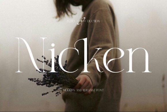 Nicken: A Serif Font for Elegant Web Design