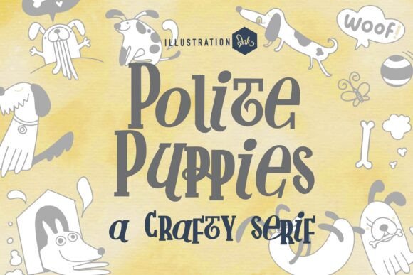 Polite Puppies: A Bold Serif Font for Web Design