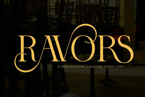 Ravors Font: Elegant Serif for Handmade Brands
