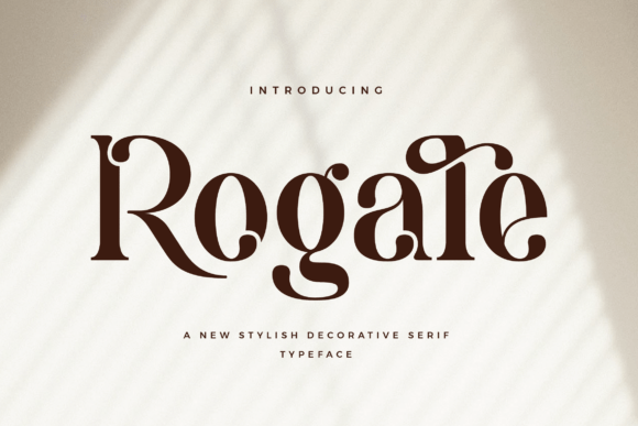 Rogale: The Bold Serif Font for Crafters