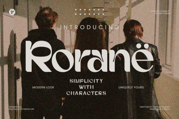 Rorane: A Modern Sans Serif Typeface for Editorial Design