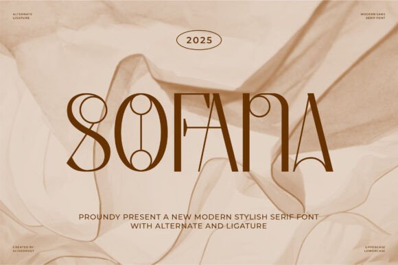 Sofana: The Modern Sans Serif Font for Bold Branding