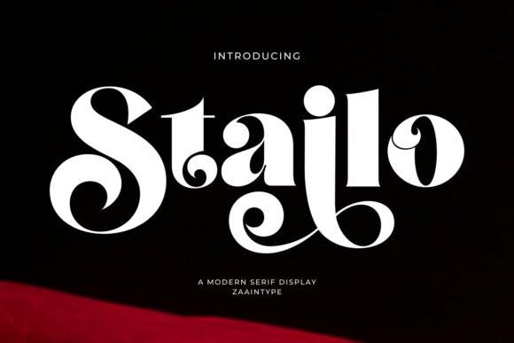 Stailo: A Serif Font for Polished Branding