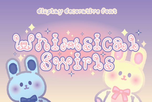 Whimsical Swirls Font for Branding
